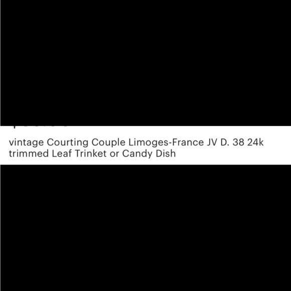 Limoge courting couple trinket dish tray vintage - Picture 5 of 6